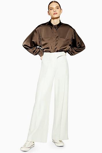 *wide Leg Trousers By Topshop Boutique