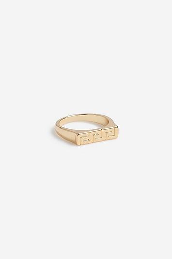 Topshop *egyptian Engraved Ring