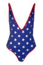 Topshop Star Print Swimsuit