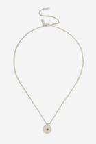 Topshop *july Birthstone Coin Ditsy Necklace