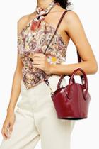Topshop Ted Mini Red Tote Bag With Strap