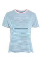 Topshop Petite Stripe 'voila' Motif T-shirt