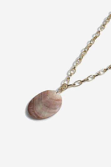 Topshop *shell Pendant Multirow