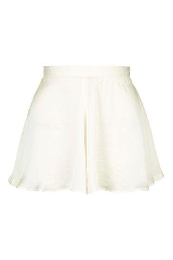 Topshop Satin Flippy Shorts By Band Of Gypsies