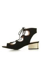 Topshop Daily Heeled Ghillie Sandal