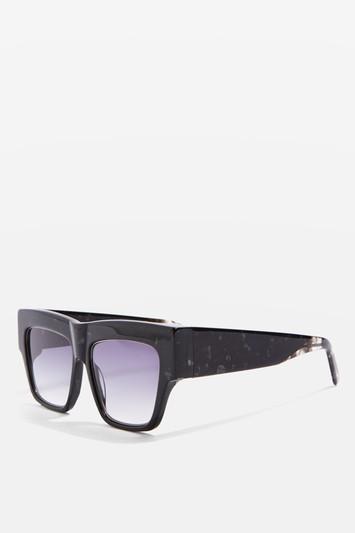 Topshop Handmade Premium Acetate Flat Brow Sunglasses