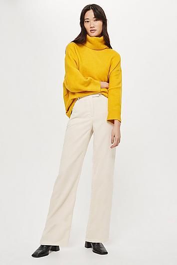 Topshop Corduroy Slouch Trousers
