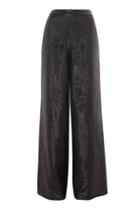 Topshop Premium Sequin Embellished Wide Leg Trousers