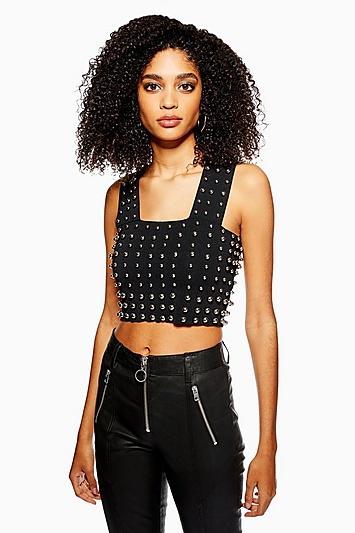 Topshop Ball Stud Bralet