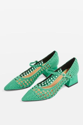 Topshop Jenna Woven Court Shoes