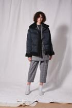 Topshop Trucker Puffer Jacket By Boutique