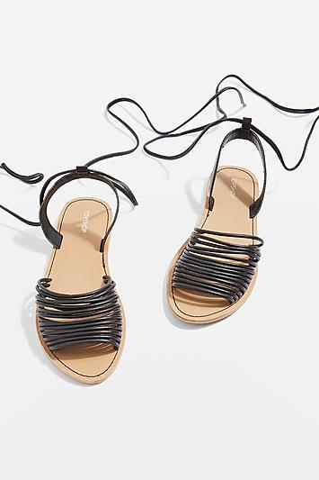 Topshop Hobble Ankle Tie Sandals