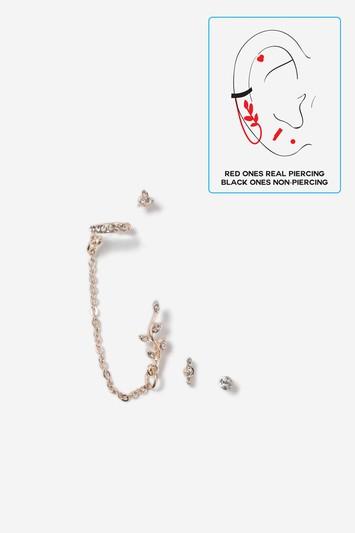 Topshop Vine Ear Adornment Cuffs