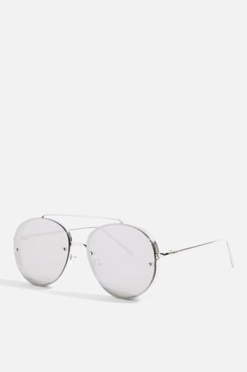 Topshop Alexa Built Aviator Sunglasses