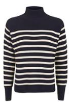 Topshop Stripe Cocoon Horizontal Sweatshirt