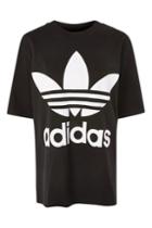 Topshop Big Trefoil Boxy T-shirt By Adidas Originals