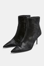 Topshop Hey Black Point Boots