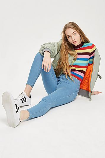 Topshop Bleach Joni Jeans