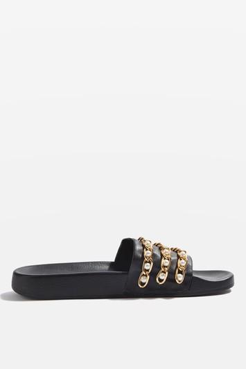 Topshop Hottie Chain Slides
