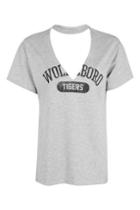 Topshop Wolf Choker T-shirt By Tee & Cake
