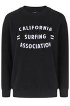 Topshop Petite California Surfing Motif Sweat