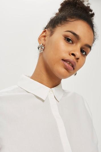 Topshop Long Sleeve Shirt By Selected Femme