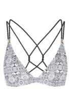 Topshop Boho Twist Strap Triangle Bikini Top