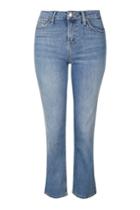 Topshop Moto Dree Cropped Kick Flared Jeans