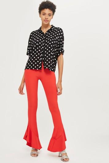 Topshop Mermaid Frill Trousers