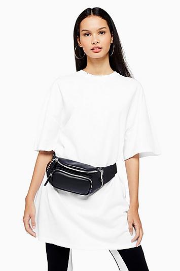 Topshop Nibbled Oversized T-shirt
