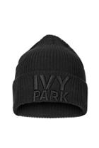 Topshop Ribbed Logo Beanie By Ivy Park