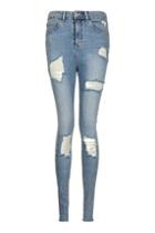 Topshop Tall Super Ripped Jamie Jeans