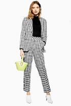 Topshop Tall Gingham Jacket