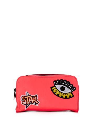 Topshop Badged Make-up Bag