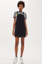 Topshop Corduroy Spot Detail Dress