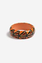 Topshop *painted Wooden Bangle