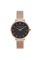 Topshop *black Dial Watch By Olivia Burton