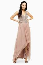 *embellished Maxi Dress By Lace & Beads