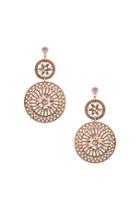 Topshop Cut-out Rhinstone Fabric Drop Earring