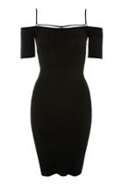Topshop Harness Knitted Bodycon Dress