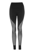 Topshop Fishnet Seamless Ankle Leggings By Ivy Park