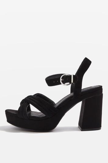 Topshop Lush Suede Platform Sandals