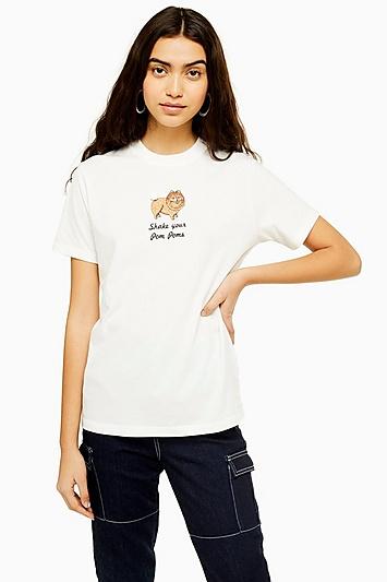 'pom Poms' T-shirt By Tee & Cake