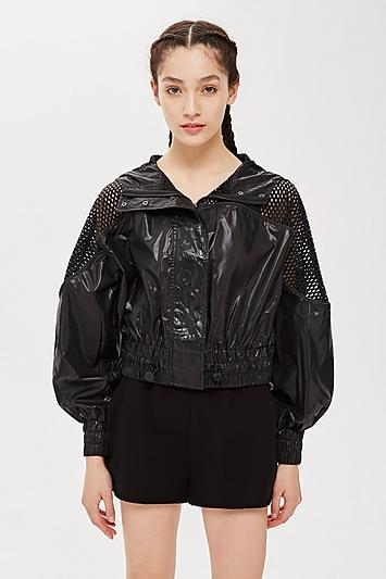 Topshop Mesh Panel Jacket By Ivy Park | LookMazing