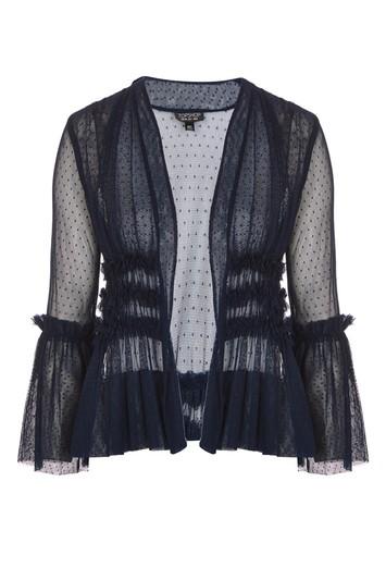 Topshop Dobby Tulle Jacket