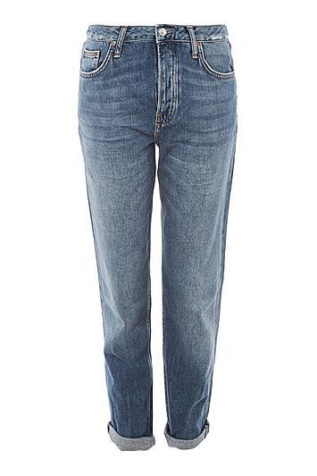 Topshop Mid Blue Hayden Boyfriend Jeans