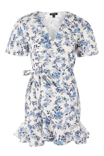 Topshop Tall China Toile Dress