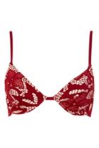 Topshop *red Lace Wired Bikini Top By Somedays Loving