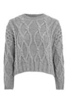 Topshop Petite Cable Sweater