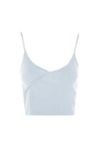 Topshop Petite Cotton Crop Top